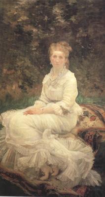 Marie Bracquemond The Woman in White (nn02) china oil painting image